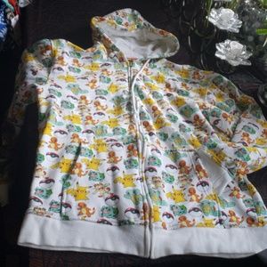 Official Pokemon Hoodie Sweatshirt Pikachu Size M